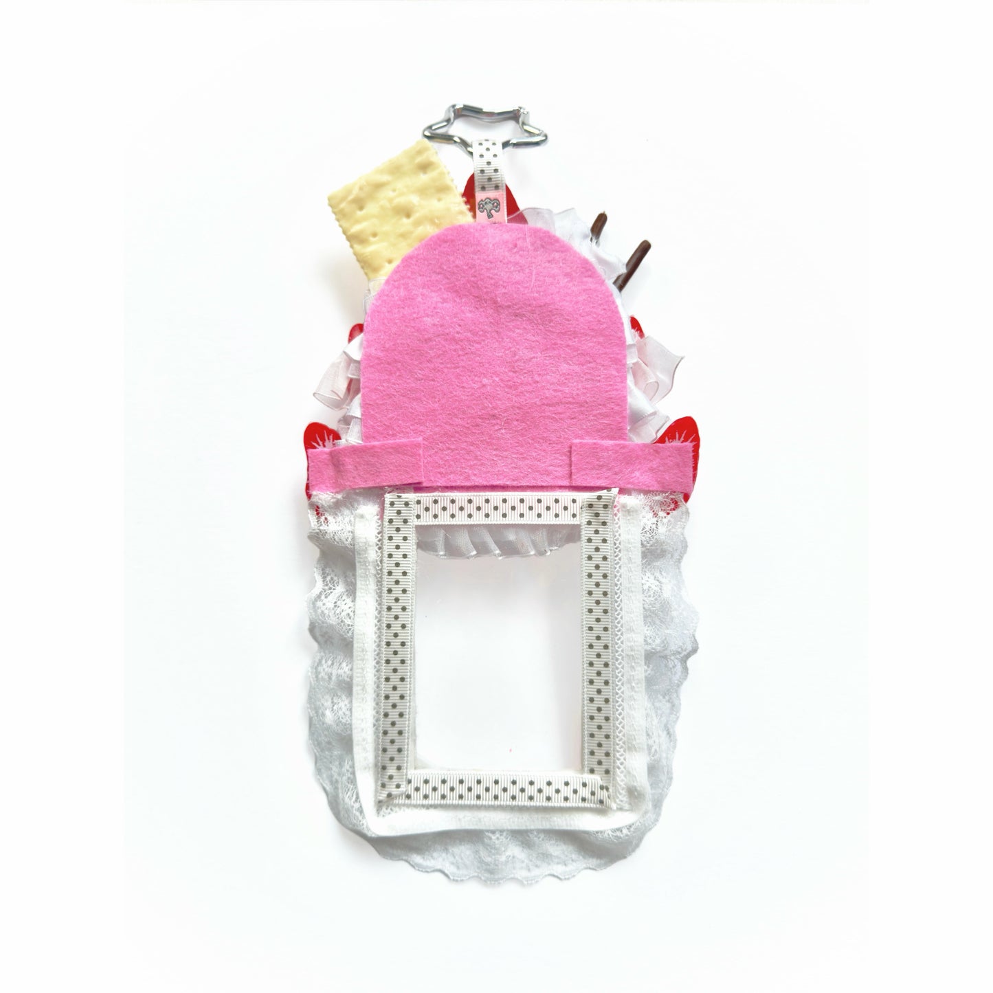 Handmade Kpop Kawaii Dessert Photocard Holder –Strawberry Tart( Pre-order)