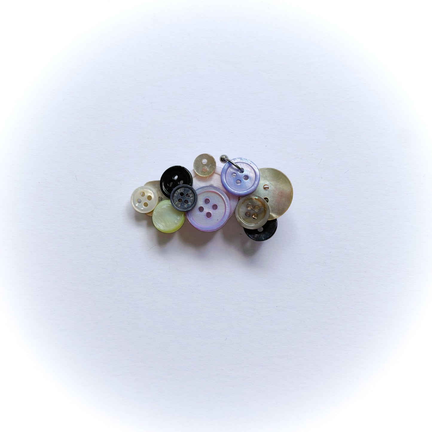 Handmade Upcycled Vintage Button Hair Clip