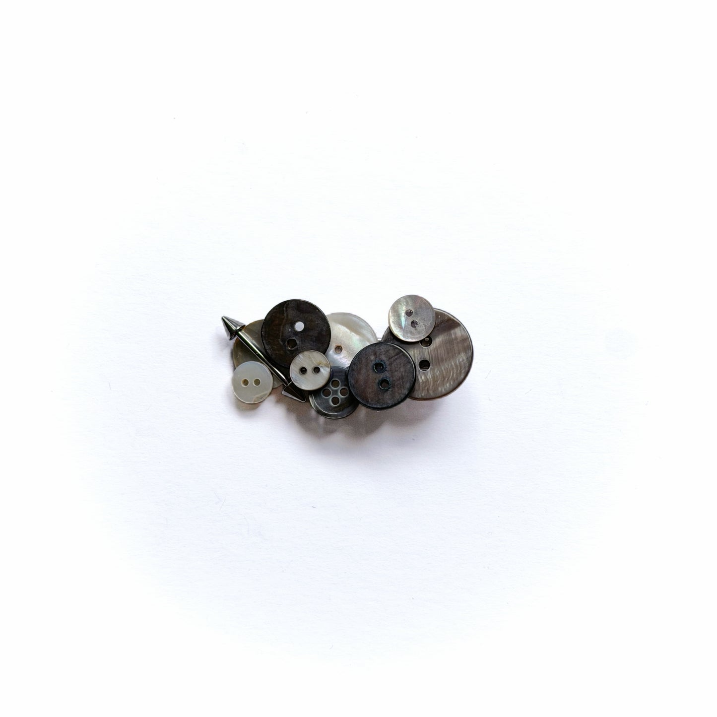 Handmade Upcycled Vintage Button Hair Clip
