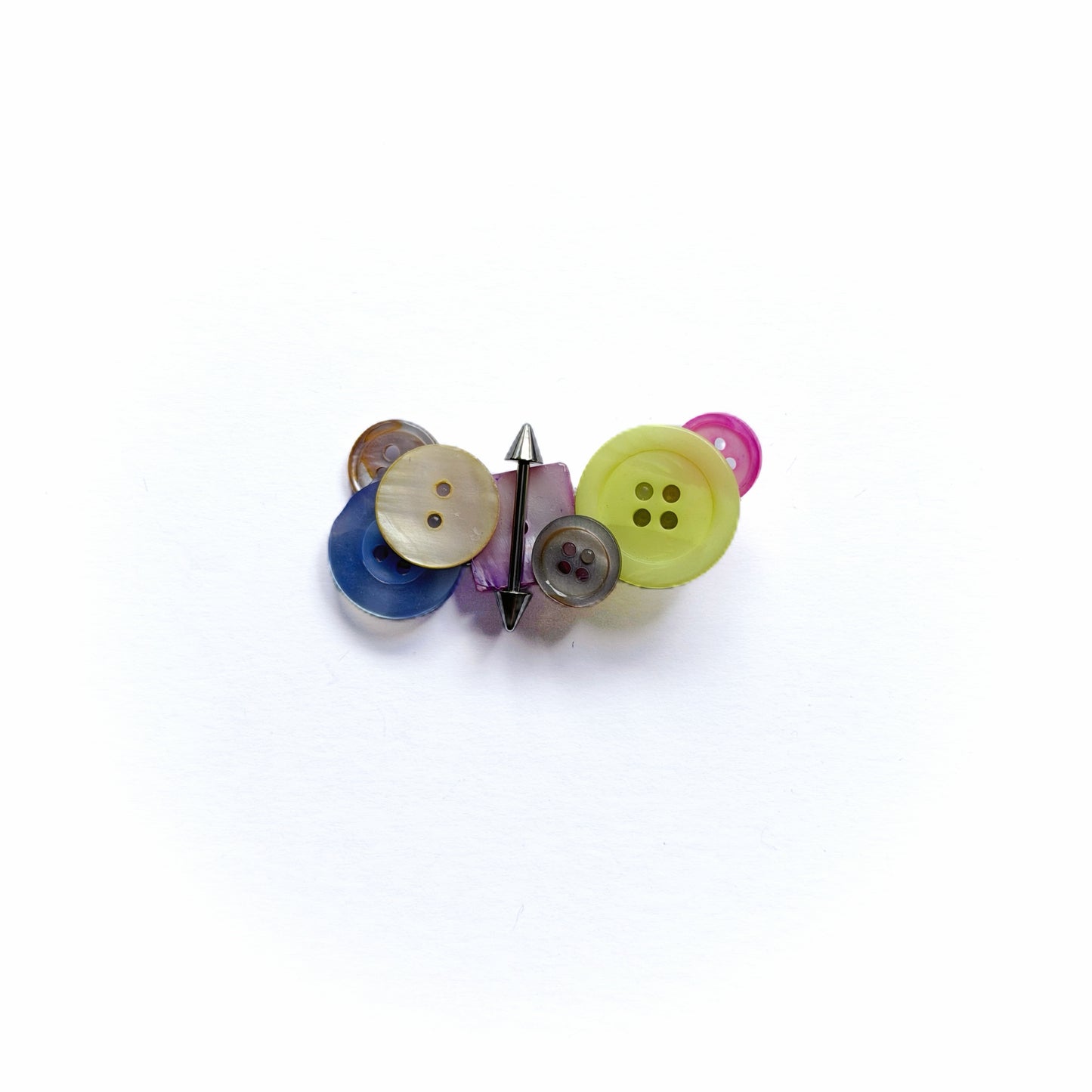 Handmade Upcycled Vintage Button Hair Clip
