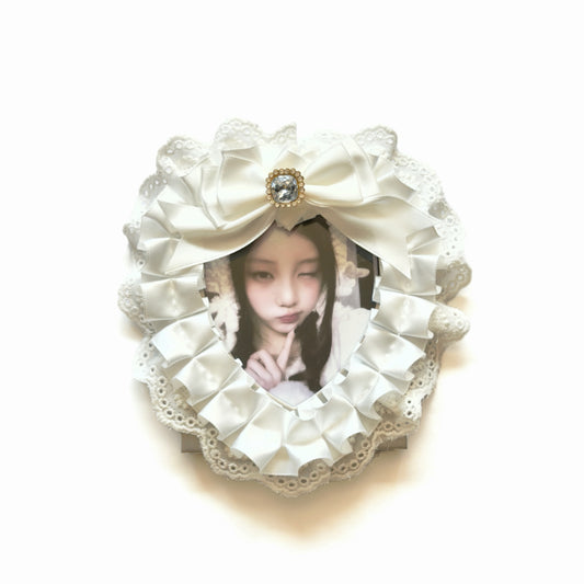 Handmade Angel Lace Ribbon Frame