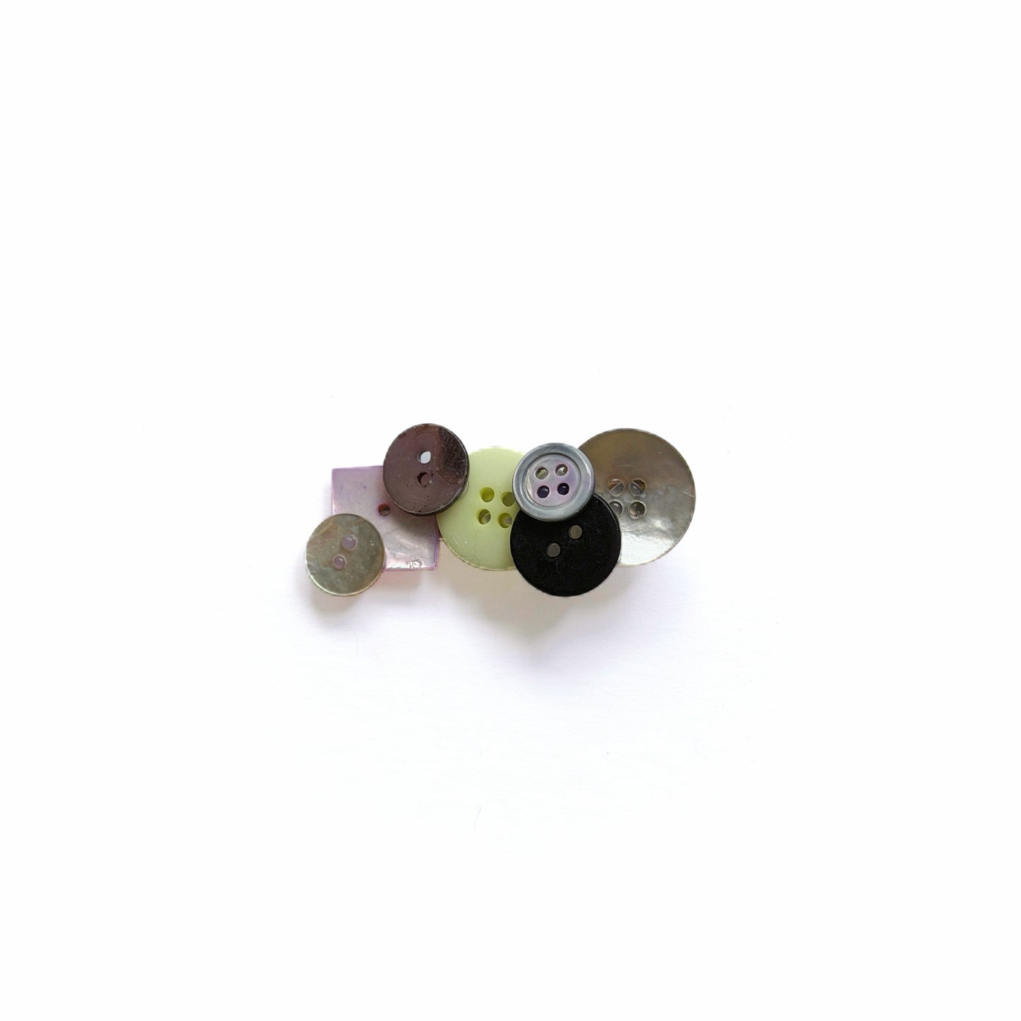 Handmade Upcycled Vintage Button Hair Clip