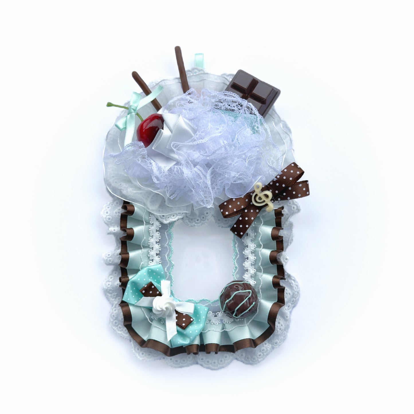 Kawaii Decoden Photocard Holder – Mint Chocolate