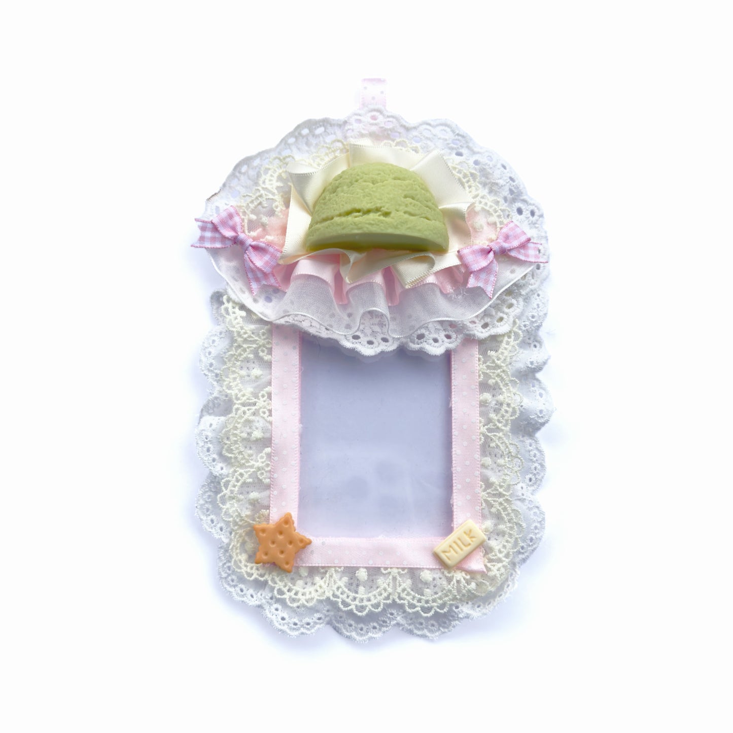Porta photocard Kawaii Decoden – Milk Matcha