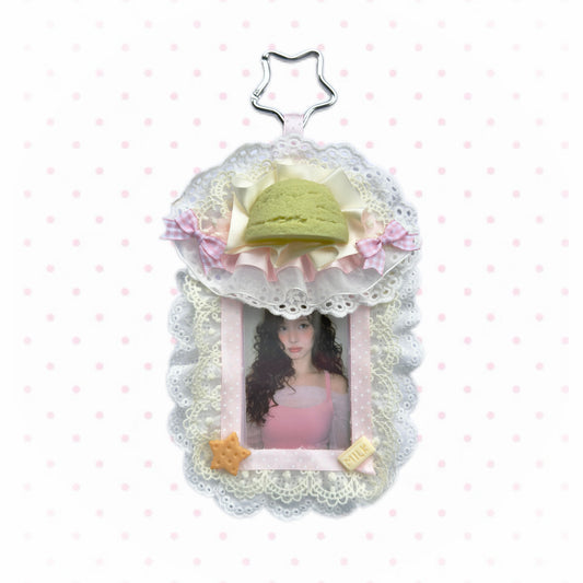 Kawaii Decoden Photocard Holder – Milk Matcha