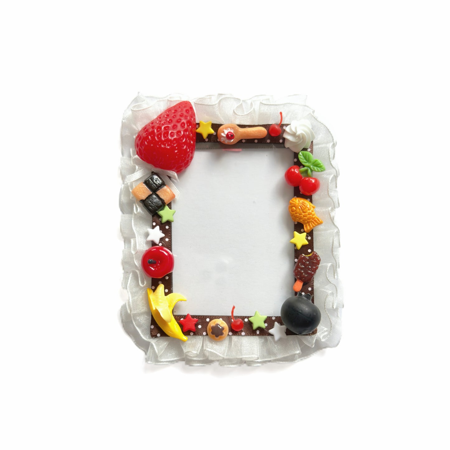 Handmade Kpop Kawaii Dessert Photocard Holder – Fruit Platter