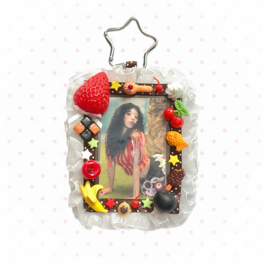 Handmade Kpop Kawaii Dessert Photocard Holder – Fruit Platter