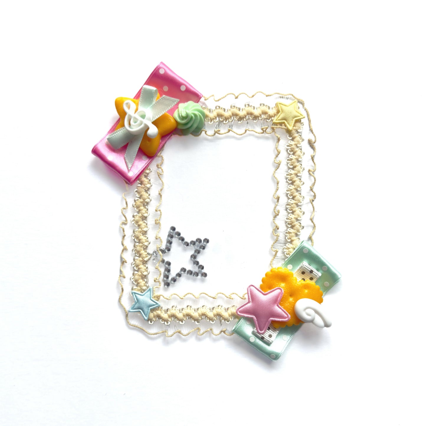Handmade Kpop Kawaii Dessert Photocard Holder – Star Cookie